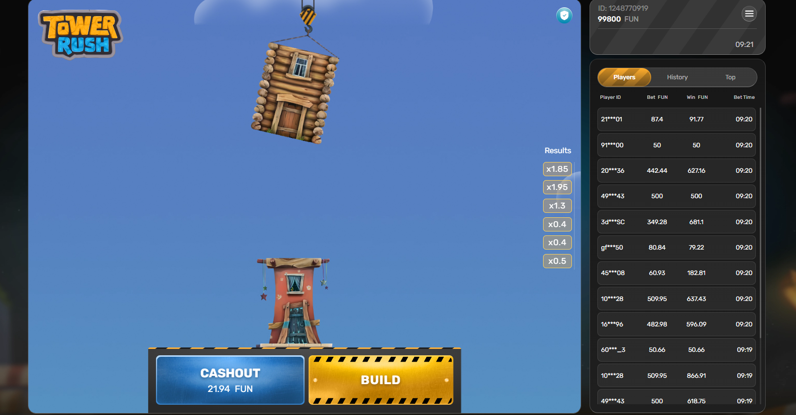 Tower Rush demo gratuit – jouer sans dépôt